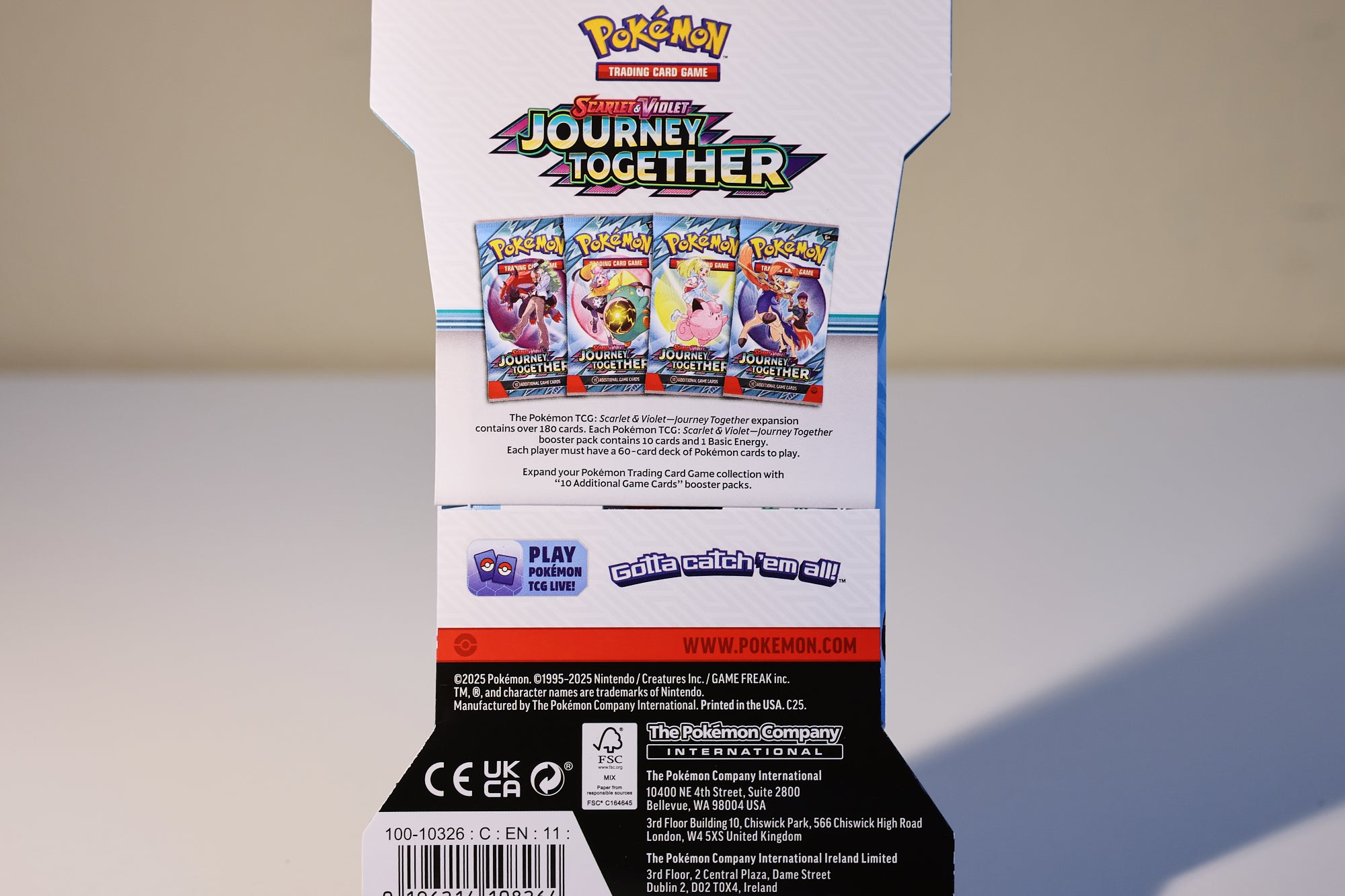 Pokemon Journey Together Sleeved Booster Pack