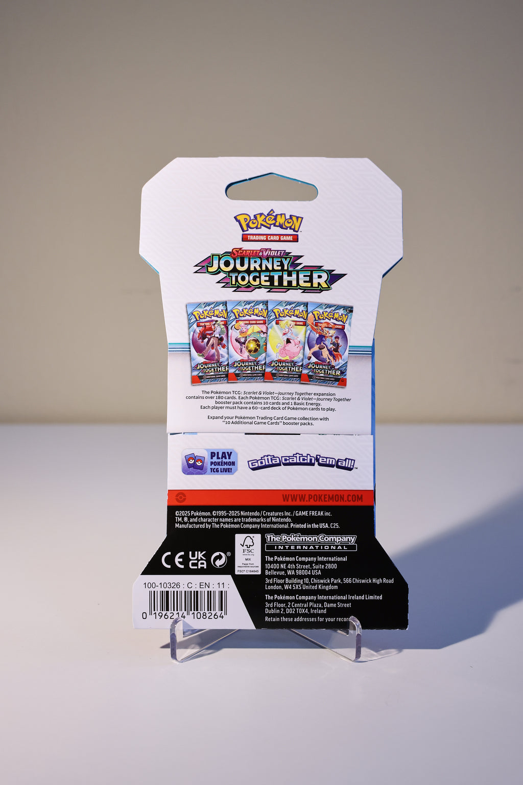 Pokemon Journey Together Sleeved Booster Pack