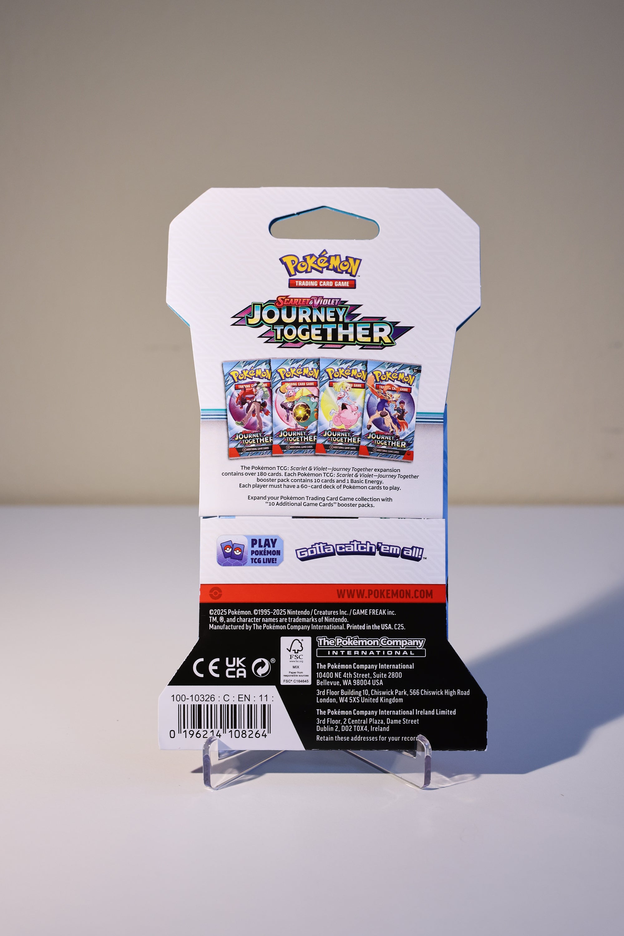 Pokemon Journey Together Sleeved Booster Pack