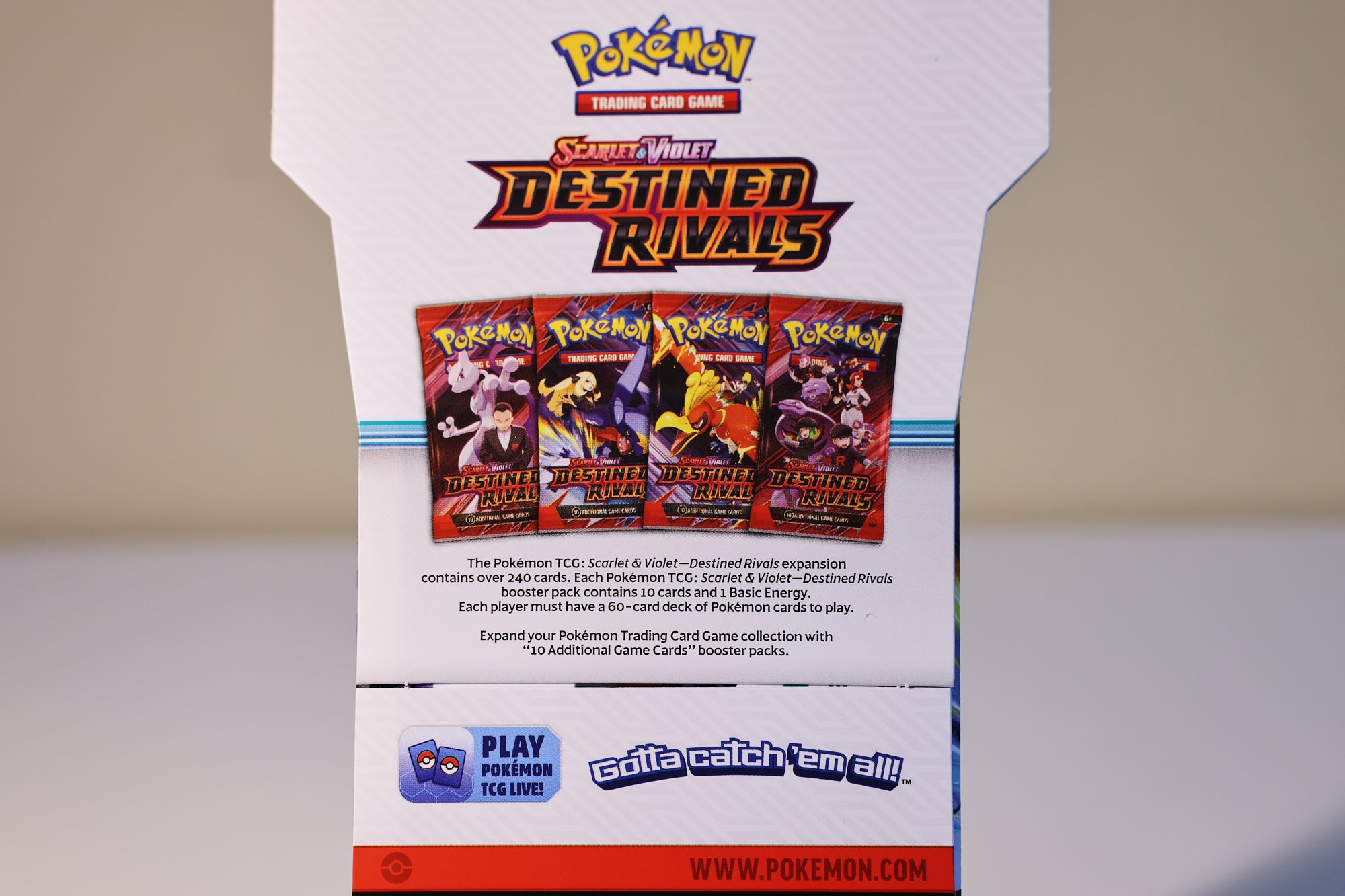 Pokemon Destined Rivals Sleeved Packs