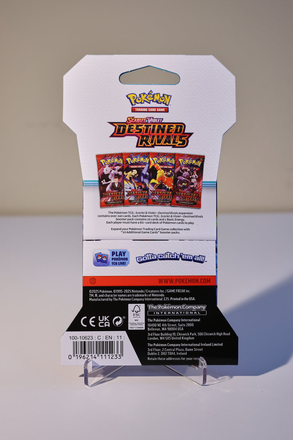 Pokemon Destined Rivals Sleeved Packs