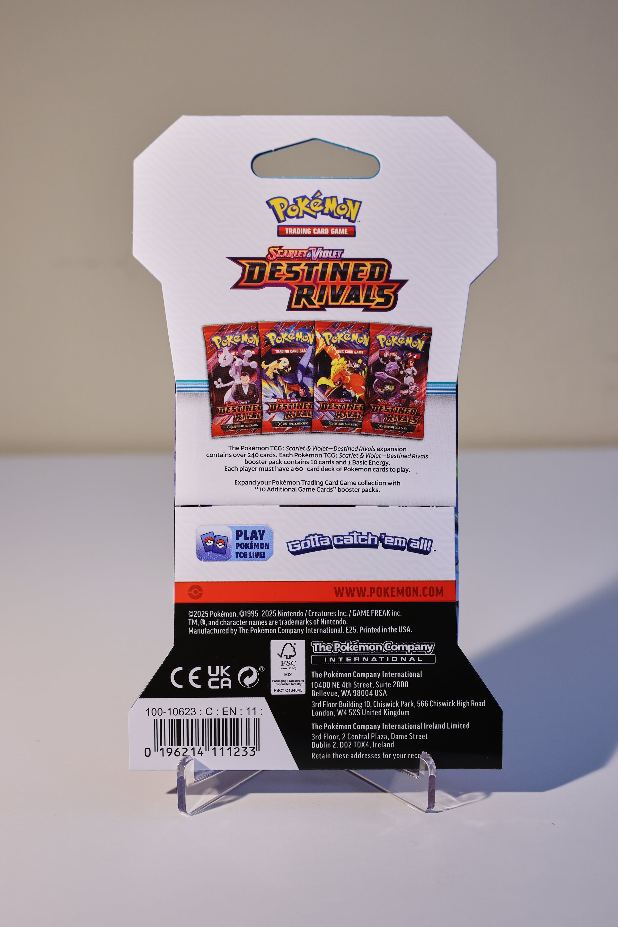 Pokemon Destined Rivals Sleeved Packs