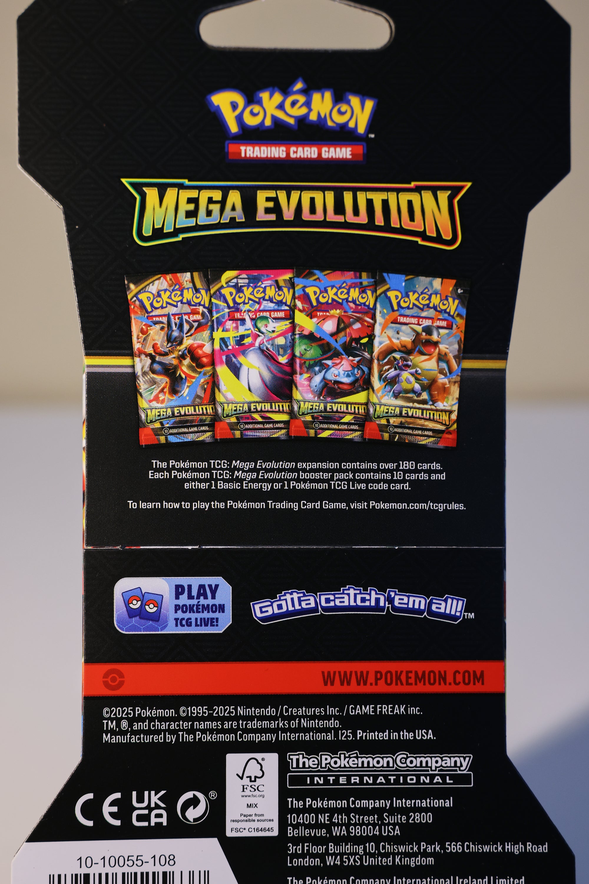 Pokemon Mega Evolution Sleeved Pack