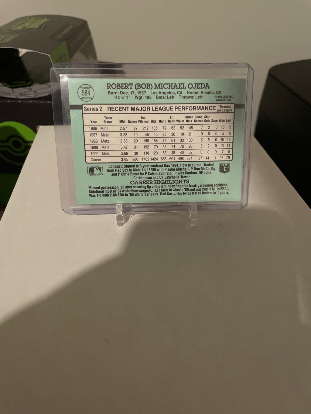 1991 Donruss Bob Ojeda #584